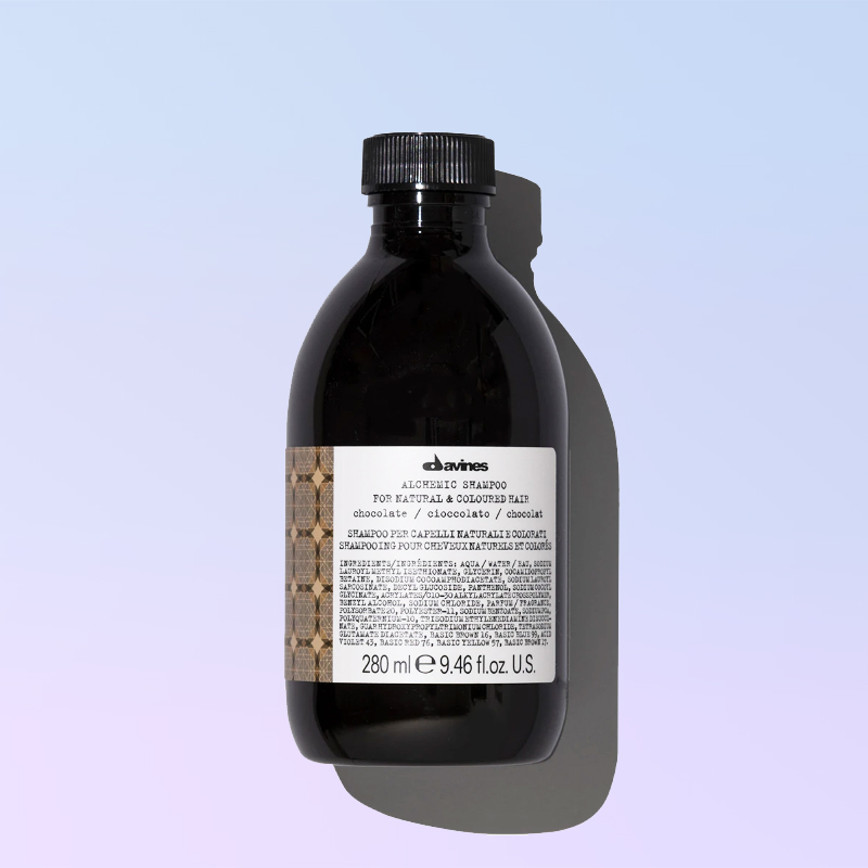 chocolate shampoo alchemic davines